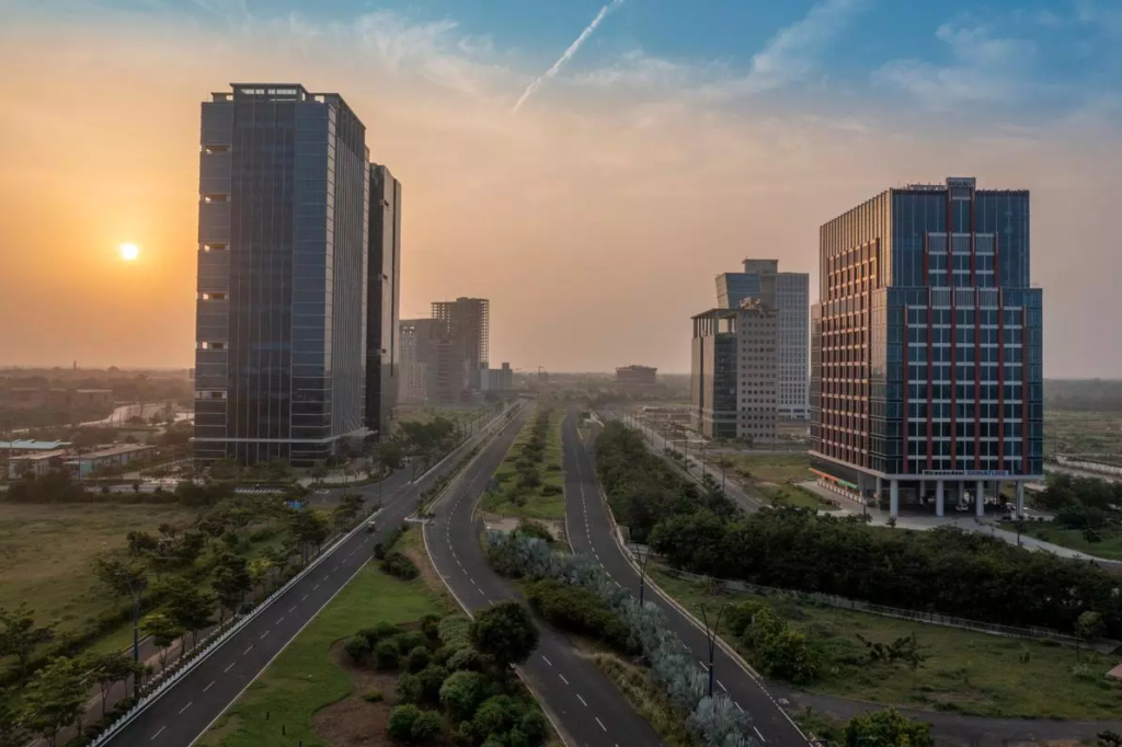 Gift City areal view
